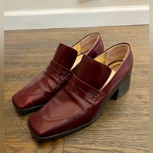 Suzanne Rae Block Heel Loafers